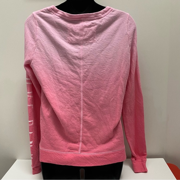 VS PINK Ombre Pink Tie Dye Sweatshirt - Picture 3 of 10